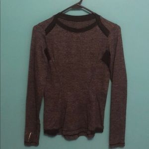 Lululemon Black Blend Sweatshirt Top, Size 4